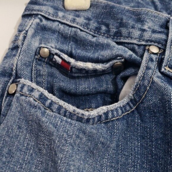 Vintage Tommy Hilfiger Classic Boot Denim Jeans Size 8 Casual Y2K Everyday - Picture 3 of 10